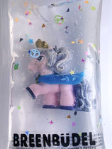 Breenbüdel 2.0 mit Filly Pferd Figur rosa/blau