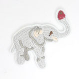 Patch Elefant grau 5x5cm