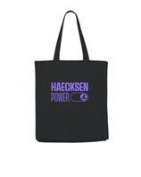 Haecksen Power / Tasche mit Boden und Innenfach / black / Frontdruck