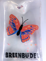 Breenbüdel 2.0 mit Schmetterling rot-blau