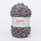 VELVET LOOP.COLOR GRIS.