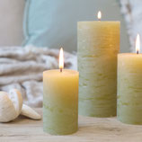 Stumpenkerze rustikale MOOS