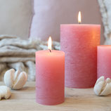 Stumpenkerze rustikale HIMBEERE