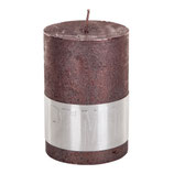 Kerze Rustic bronze - Höhe 10cm, Ø 7cm