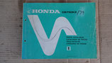Honda CB 750 KZ Teile Katalog 1