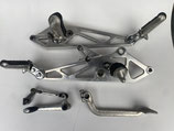 skelettierte Fussrasten Anlage, Alu- Fussrasten, Alu- Schalt- und Bremshebel