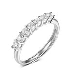 Evideence Anello argento 925 rodio zirconi bianchi Art. 4315