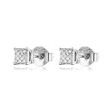 Evideence Orecchini argento 925 rodio con zirconi bianchii Art. 4306