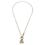 UNOAERRE COLLANA IN ARGENTO DORATO E CHARMS 6697 ART. 4291