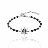 BREIL GIOIELLI BRACCIALE UOMO COLLEZIONE BLACK ONYX IN ACCIAIO E ONICE NERA REF. TJ2408 ART. 7207