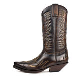 Sendra-4250-Boots-BRITNES FLO MARRON-Stiefel-Cowboystiefel