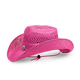 Sendra Boots Pink Strohhut
