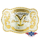 Stars & Stripes Yellowstone Buckle GS 611