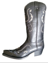 Sendra-7258-Boots-schwarz-Stiefel-Cowboystiefel
