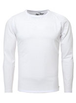 Key Largo Herren T-Shirt longsleeve CHEESE Langarm MLS00033 weiß