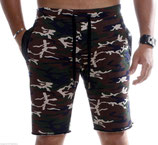 Young & Rich Baggy Jogging Sweat Shorts Bermuda 3319 camouflage