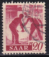 SAAR 214Z gestempelt