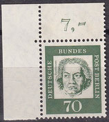 BERL 210 postfrisch mit Eckrand links oben