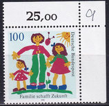 BRD 1621 postfrisch mit Eckrand rechts oben
