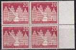BRD 230 postfrisch Viererblock mit Bogenrand rechts