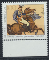 BRD 1641 postfrisch mit Bogenrand unten