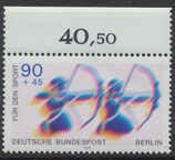 BERL 597 postfrisch mit Bogenrand oben