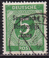SBZ 207 gestempelt