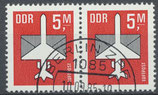 DDR 2967 philat. Stempel waagrechtes Paar