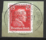 DR 391 auf Briefstück mit Bahnpoststempel