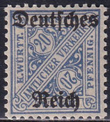 DR-DI 60 ungebraucht mit Falz