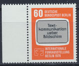 BERL 600 postfrisch mit Bogenrand links