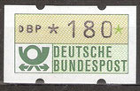 BRD-ATM 1-180 postfrisch