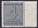 SBZ 127 Xa postfrisch mit Bogenrand rechts (geprüft)