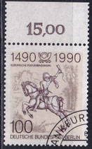 BERL 860 gestempelt mit Bogenrand oben