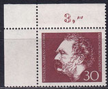 BRD 528 postfrisch mit Eckrand links oben