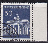 BRD 509 gestempelt mit Bogenrand rechts