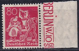 DR 166 postfrisch mit Bogenrand rechts