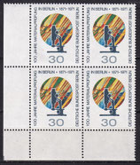 BERL 416 postfrisch Viererblock mit Eckrand links unten