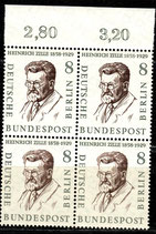 BERL 164 postfrisch Viererblock mit Bogenrand oben