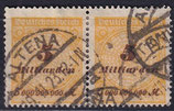 DR 327 AW gestempelt waagrechtes Paar (1)