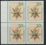 BRD 790 postfrisch Viererblock mit Bogenrand links