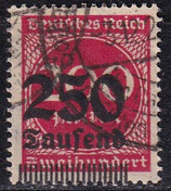 DR 292 gestempelt (geprüft "INFLA")