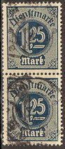 DR-DI 31 gestempelt senkrechtes Paar