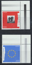 BRD 1790-1791 postfrisch mit Eckrand rechts oben