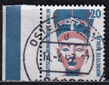 BERL 831 gestempelt mit Bogenrand links