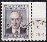 AT 2072 gestempelt mit Bogenrand rechts