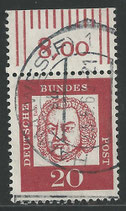 BRD 352 y   gestempelt  mit Bogenrand oben (RWZ 8,00)