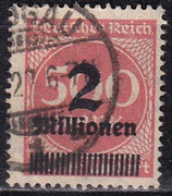 DR 311A gestempelt (geprüft "INFLA")