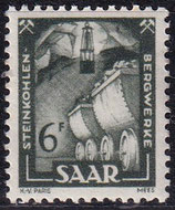 SAAR 277 postfrisch