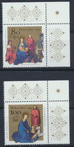 BRD 1770-1771 postfrisch mit Eckrand rechts oben